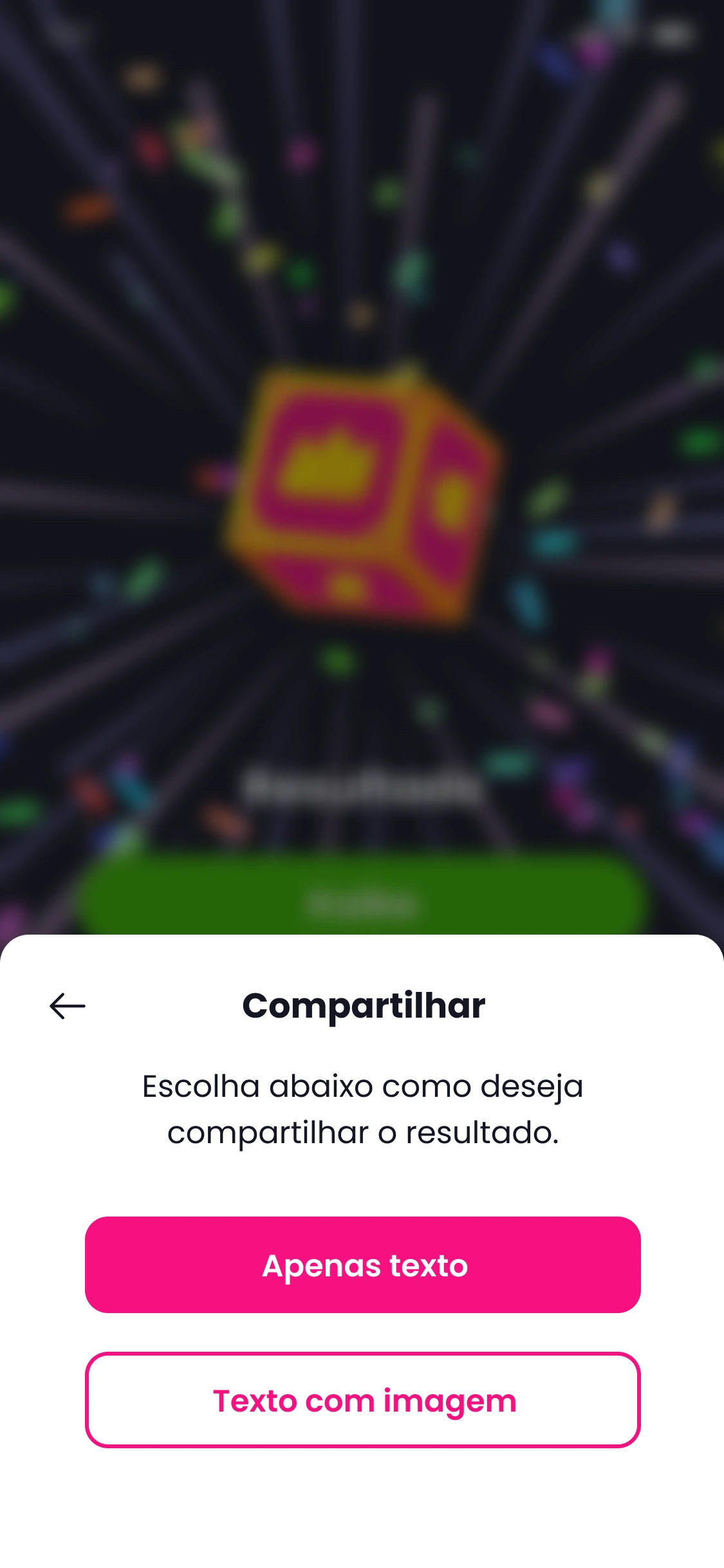 Compartilhar resultado