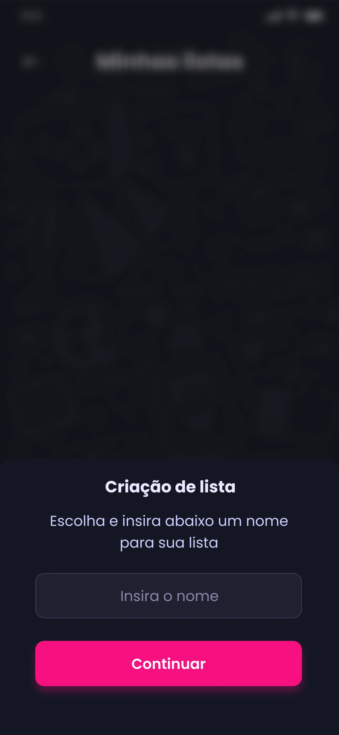 Criar uma lista