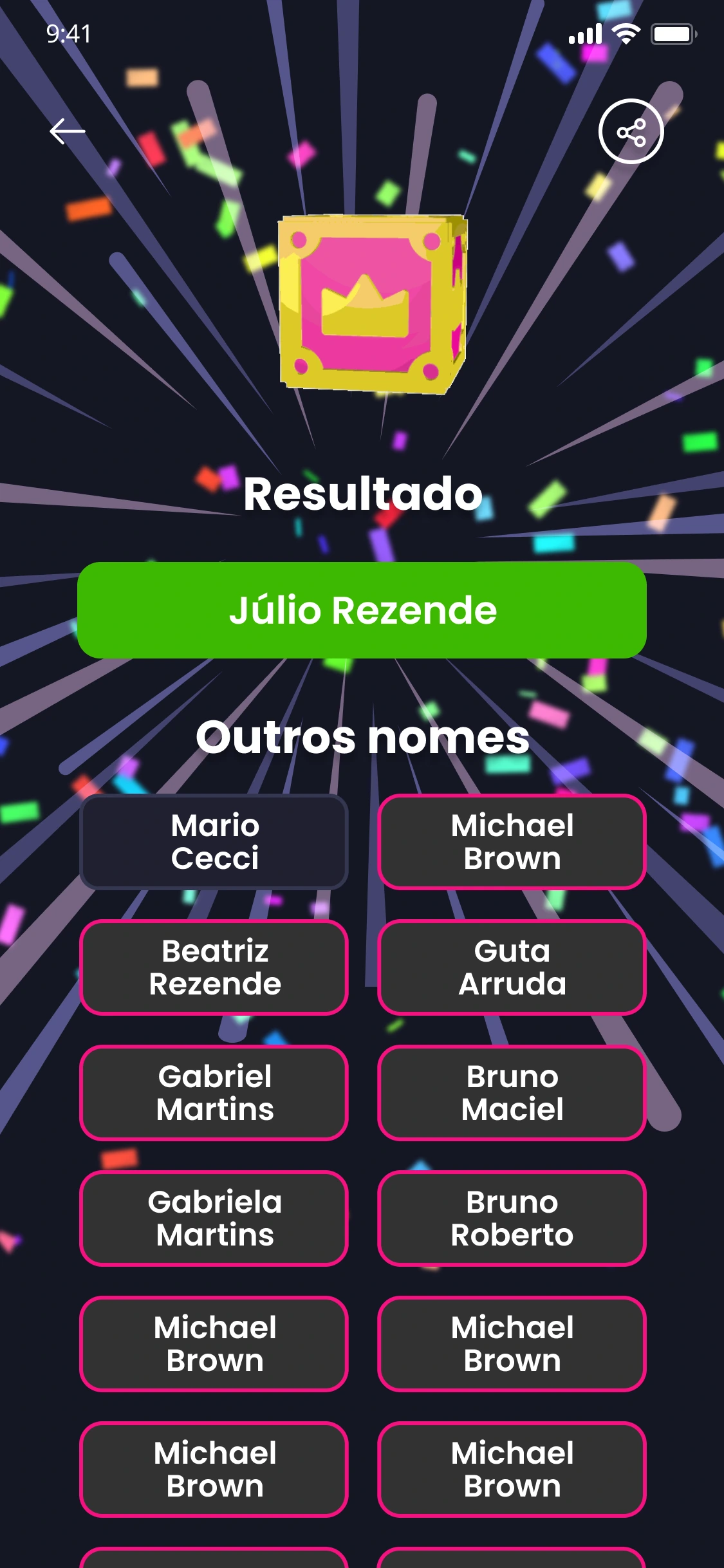 Consultar um resultado